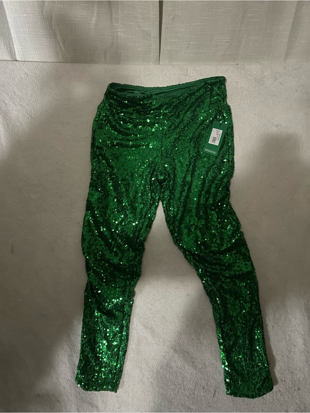 Tipsy Elves  Large Sequin Green Party Pants